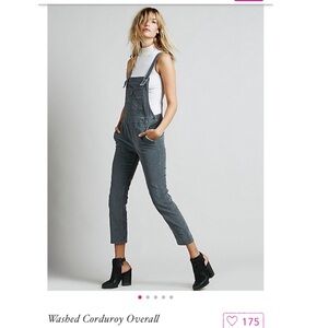 Corduroy Free People Overalls size 25